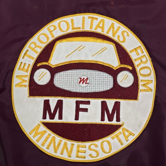 Vintage Metropolitans for Minnesota Car Club Memorabilia Coat Jacket Medium - Picture 10 of 13